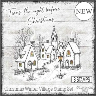 Christmas Winter Village Stamp Set
