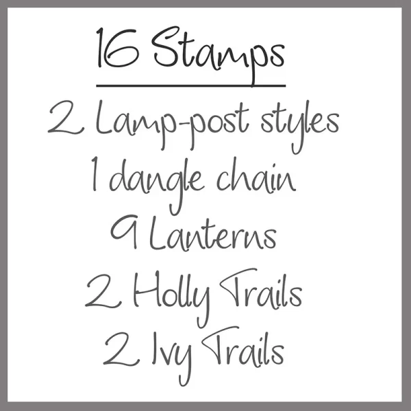 Lamp Posts and Lanterns stamp set