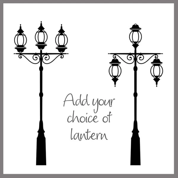 Lamp Posts and Lanterns stamp set