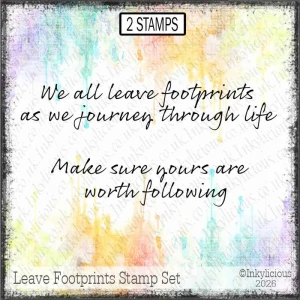 Leave Footprints Stamp Set