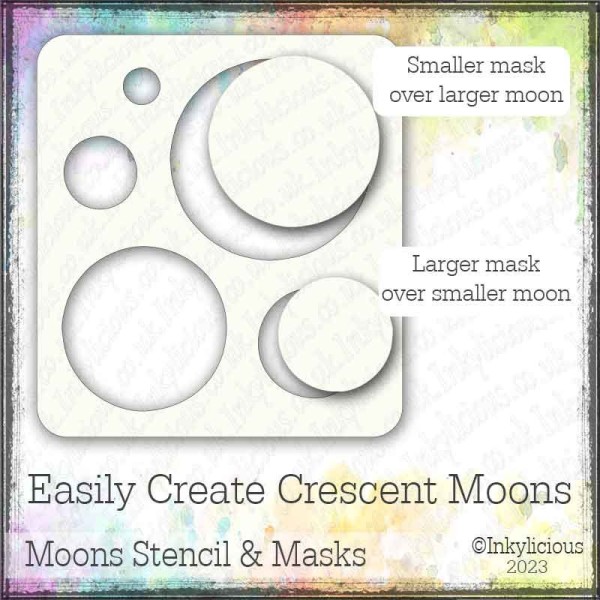 Moons Stamp and Stencil Set