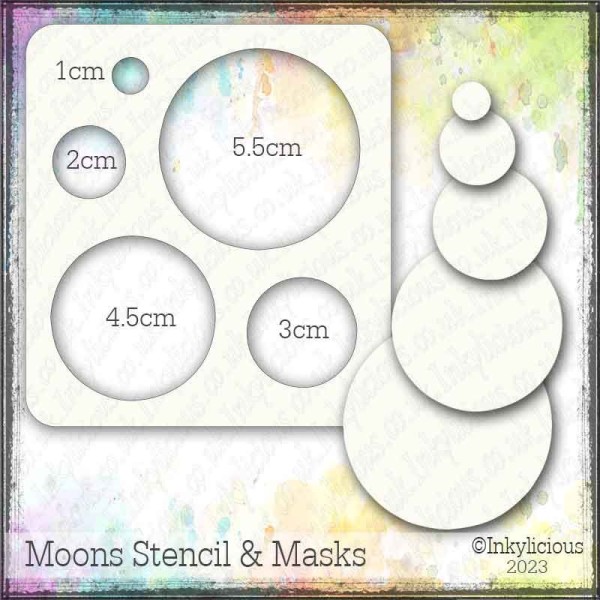 Moons Stamp and Stencil Set