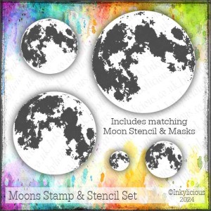 Moons Stamp and Stencil Set