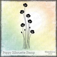 Poppy Silhouette Stamp