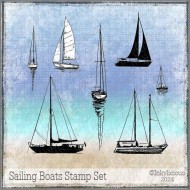 Sailing Boats Stamp Set