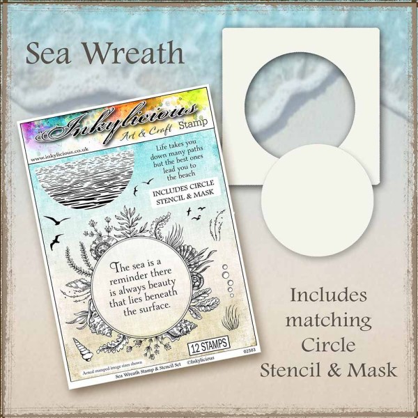 Sea Wreath Stamp Stencil Set