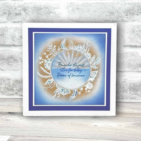 Sea Wreath Stamp Stencil Set