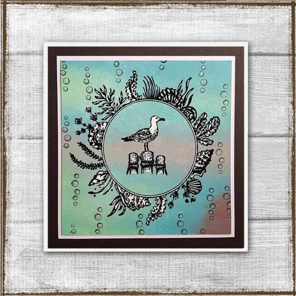 Sea Wreath Stamp Stencil Set