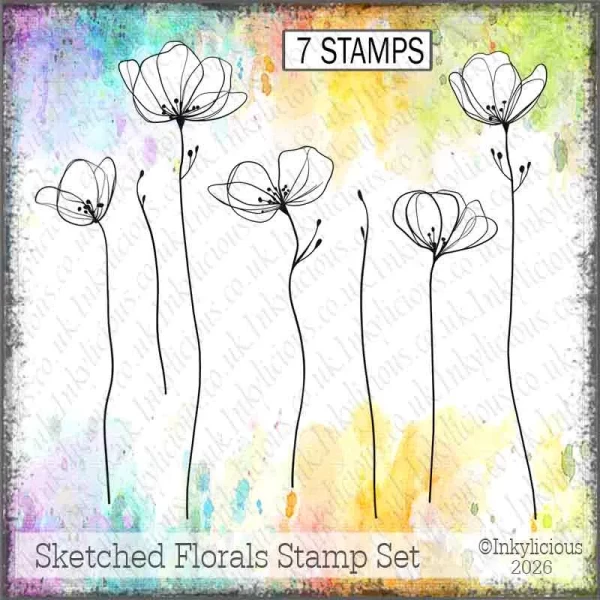 Sketched Florals Stamp Set