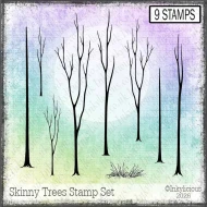 Skinny Trees Stamp Set