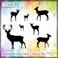 Stag Deer Stamp Set 1