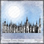 Vintage Town Stamp