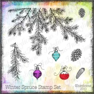 Winter Spruce Stamp set