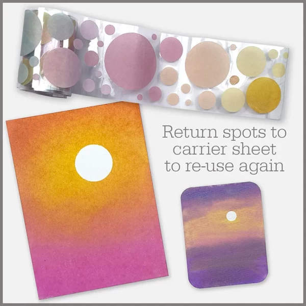 Sun Moon Washi Tape Spots