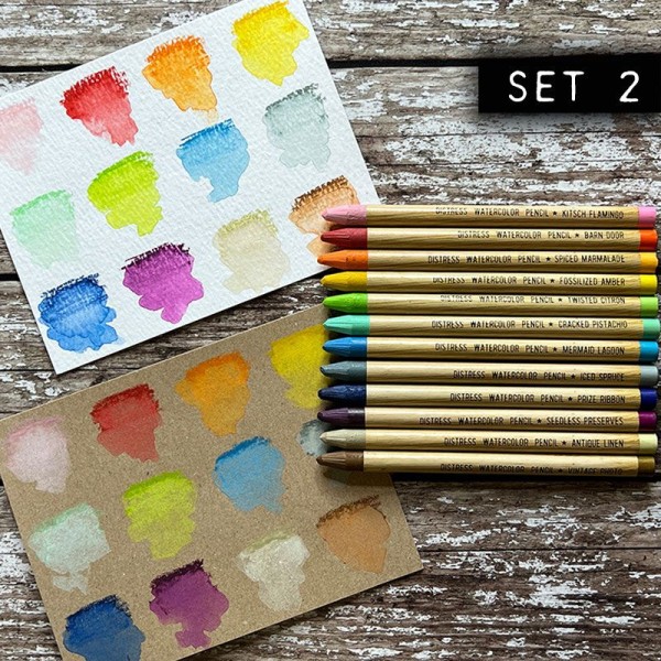 Distress Watercolor Pencils Set 2