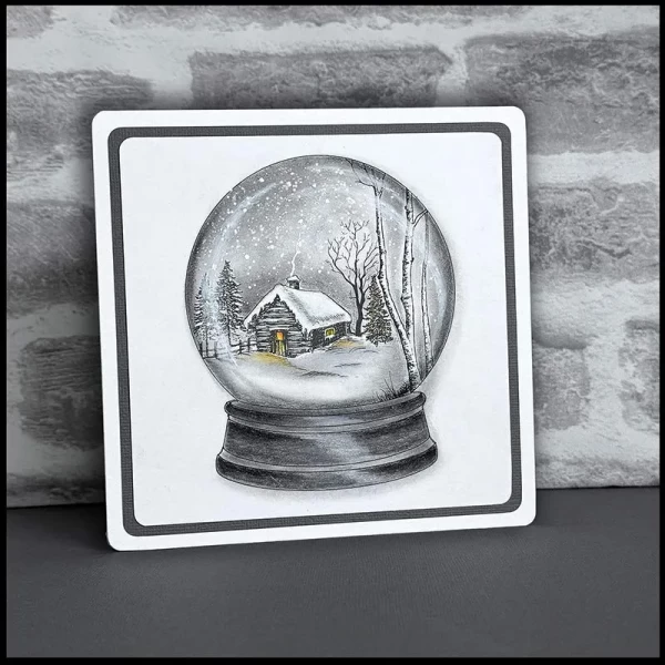 Snow Globe Stencil