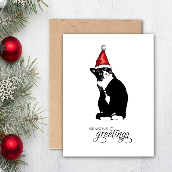 Mini Stamps Toby Cat Hats